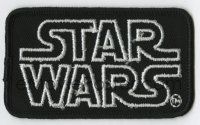 3h436 STAR WARS patch '77 George Lucas classic, A New Hope, title on black background!