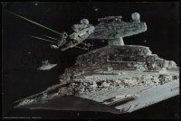 3h343 EMPIRE STRIKES BACK 3 color 20x30 stills '80 cool images of Darth Vader, Luke & Imperial ship