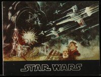 3h399 STAR WARS souvenir program book 1977 George Lucas classic sci-fi epic!