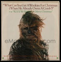 3h449 CHRISTMAS IN THE STARS 45 RPM record 1980 What Can You Get a Wookie for Christmas + R2-D2 song!