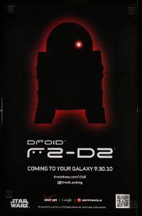 3h302 DROID R2-D2 11x17 advertising poster '10 cell phones, coming to your Galaxy!