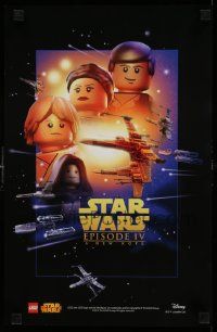 3h313 LEGO STAR WARS 6 2-sided 11x17 advertising posters '15 Disney, George Lucas, great images!
