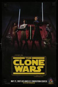 3h294 STAR WARS CELEBRATION IV 11x17 special '07 great image from Star Wars: The Clone Wars!