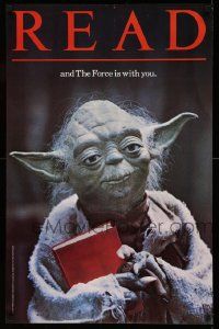 3h239 YODA 22x34 special '83 The American Library Association says Read: The Force is with you!