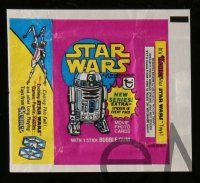 3h411 STAR WARS 18 Topps bubble gum trading card wrappers '77 George Lucas, advertising Kenner toys