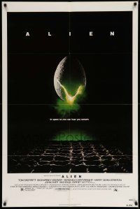 3j026 ALIEN 1sh '79 Ridley Scott outer space sci-fi monster classic, cool egg image!