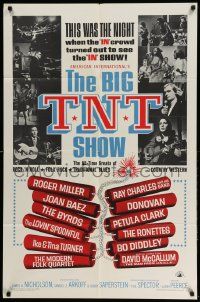 3j086 BIG T.N.T. SHOW 1sh '66 all-star rock & roll, traditional blues, country western & folk rock