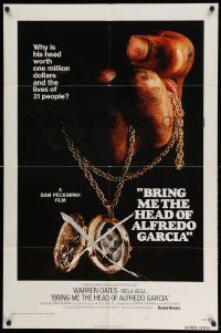 3j128 BRING ME THE HEAD OF ALFREDO GARCIA style A 1sh '74 it's worth one million dollars & 21 lives!