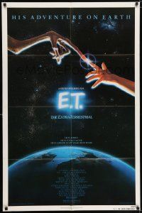 3j260 E.T. THE EXTRA TERRESTRIAL NSS style 1sh '82 Steven Spielberg classic, John Alvin art!
