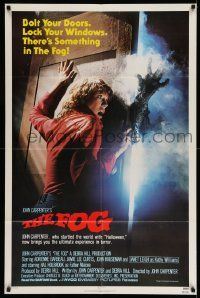 3j311 FOG style B 1sh '80 John Carpenter, Jamie Lee Curtis, there's something out there!