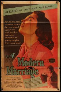 3j584 MODERN MARRIAGE 1sh '50 why 1 out of 3 marriages end in divorce, afraid of love & marriage!