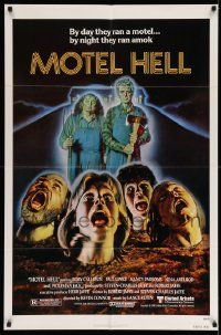 3j590 MOTEL HELL 1sh '80 it takes all kinds of critters to make Farmer Vincent Fritters!