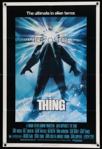 3j880 THING 1sh '82 John Carpenter classic sci-fi horror, cool art by Drew Struzan!