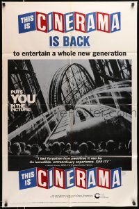 3j881 THIS IS CINERAMA 1sh R73 back to entertain a whole new generation!