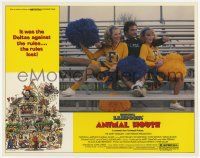 3k571 ANIMAL HOUSE LC '78 John Belushi & cheerleaders in John Landis directed college classic!