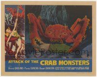 3k578 ATTACK OF THE CRAB MONSTERS Fantasy #9 LC '90s best c/u of man in caught in monster's pincers!