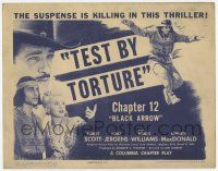 3k132 BLACK ARROW chapter 12 TC '44 the suspense is killing in this thriller, Test by Torture!