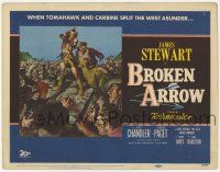 3k145 BROKEN ARROW TC '50 James Stewart, when Tomahawk and Carbine split the West asunder!