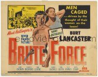 3k149 BRUTE FORCE TC R56 caged Burt Lancaster driven by the thought of Yvonne DeCarlo on the loose!