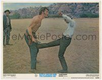 3k059 BUTCH CASSIDY & THE SUNDANCE KID LC #7 '69 no rules in a fight scene w/ Cassidy & Newman!