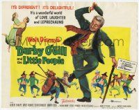 3k192 DARBY O'GILL & THE LITTLE PEOPLE TC '59 Disney, Albert Sharpe, it's leprechaun magic!