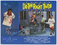 3k652 DO THE RIGHT THING LC '89 great image of director Spike Lee delivering pizza!