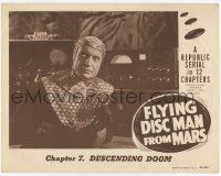 3k681 FLYING DISC MAN FROM MARS chapter 7 LC '50 Gregory Gaye in great costume, Descending Doom!