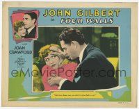 3k689 FOUR WALLS LC '28 Jewish John Gilbert damns Joan Crawford for wanting to come back to him!