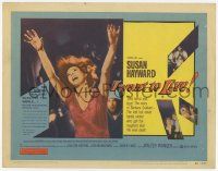 3k243 I WANT TO LIVE TC '58 Susan Hayward as Barbara Graham, a party girl convicted of murder!