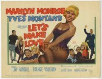 3k309 LET'S MAKE LOVE TC '60 four images of super sexy Marilyn Monroe & Yves Montand!