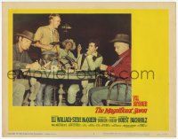 3k052 MAGNIFICENT SEVEN LC #8 '60 best candid shot of Steve McQueen & top stars playing poker!