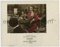 3k798 MARGIE photolobby '46 everyone stares at Jeanne Crain & Glenn Langan in cafeteria!