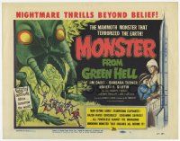 3k330 MONSTER FROM GREEN HELL TC '57 art of the mammoth monster that terrorized the Earth!