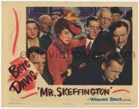 3k817 MR. SKEFFINGTON LC '44 close up of pretty Bette Davis with a crowd of concerned people!