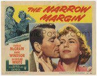 3k830 NARROW MARGIN LC #5 '52 Richard Fleischer classic noir, Charles McGraw & Jacqueline White