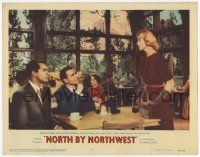 3k030 NORTH BY NORTHWEST LC #7 '59 Mt. Rushmore tourists Cary Grant, James Mason & Eva Marie Saint