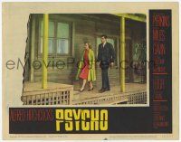 3k029 PSYCHO LC #8 '60 Alfred Hitchcock classic, Vera Miles & John Gavin searching the Bates Motel!