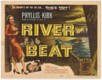 3k379 RIVER BEAT TC '54 the dragnet is out for smoking bad girl Phyllis Kirk, who is HOT!