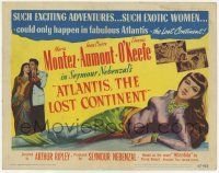 3k399 SIREN OF ATLANTIS TC '47 art of sexy Maria Montez, Atlantis The Lost Continent!