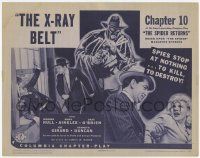3k423 SPIDER RETURNS chapter 10 TC '41 cool art w/masked hero, famous crime smasher, The X-Ray Belt!