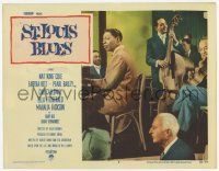 3k918 ST. LOUIS BLUES LC #8 '58 great image of Nat King Cole playing piano with band!