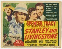 3k430 STANLEY & LIVINGSTONE TC R46 Spencer Tracy as the explorer of unknown Africa!