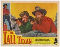 3k933 TALL TEXAN LC #7 '53 best close up of westerner Lloyd Bridges & Marie Windsor aiming rifles!