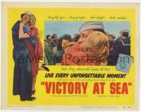 3k494 VICTORY AT SEA TC '54 WWII sailors, they left you, they prayed, and fought, and waited!