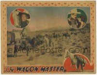3k970 WAGON MASTER LC '29 Ken Maynard, Edith Roberts & Tom Santschi in insets and by wagon train!