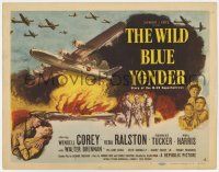 3k519 WILD BLUE YONDER TC '51 Wendell Corey, Vera Ralston, B-29 bomber superfortress airplanes!