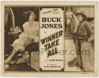 3k522 WINNER TAKE ALL TC '24 Buck Jones in furry chaps by his horse & pretty Peggy Shaw!