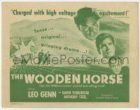 3k536 WOODEN HORSE TC '51 Leo Genn, from Eric Williams' tension-packed best selling novel!