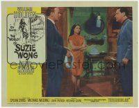 3k996 WORLD OF SUZIE WONG LC #3 '60 William Holden was the first man that Nancy Kwan ever loved!