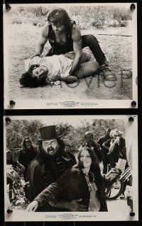 3m552 ANGEL UNCHAINED 10 8x10 stills '70 AIP, great images of bikers on motorcycles & hippies!